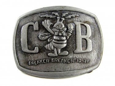1970's CB Breaker! Breaker! 10 Bee Belt Buckle 82014