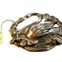 Vintage Karu Sterling Silver Swan Brooch w/ Original Tag 08092013kd