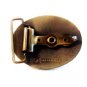 Vintage Brass Union Equity Belt Buckle by Hit Line U.S.A.