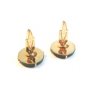 Gold Tone Black & Green Cufflinks