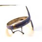 Vintage Siam Sterling Dark Blue Niello Dancer Bracelet Snake
