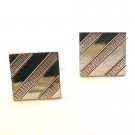 Vintage Sterling Silver Top Cufflinks by Shields