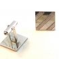 Vintage Sterling Silver Top Cufflinks by Shields