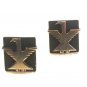 Vintage Gold Tone Thunderbird T-Bird  Cufflinks by Anson