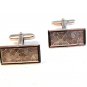Vintage 800 Silver Modern Cufflinks