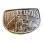 Vintage Silver Tone Raleigh Lights Belt Buckle