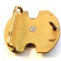 Vintage American Eagle Solid Brass Belt Buckle