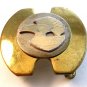 Vintage American Eagle Solid Brass Belt Buckle