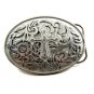 Western Cowboy Cross Belt Buckle by Silver Strike 3D