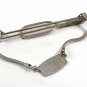 True Vintage 1930'-50's Letter/Initial S.O. Sterling Tie Clasp By F.C.C. 111814