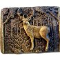 Vintage 1981 Deer Buck In Woods Belt Buckle by Chad Corp