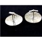 True Vintage Large Southwest Concho Cufflinks Unmarked 110614