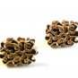 Vintage Gold Tone Nuggett Cufflinks