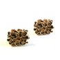 Vintage Gold Tone Nuggett Cufflinks