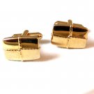 Vintage Hickok Gold Tone Present / Package Cufflinks