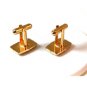 Vintage Hickok Gold Tone Present / Package Cufflinks