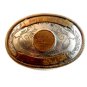 Vintage Ya Te Hea Don't Lie Don't Steal 2 Tone Belt Buckle