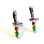 Vintage Silver Tone Knife Cufflinks