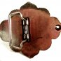 Ladies Victorian Style Silvertone Belt Buckle Unmarked 092214