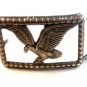Vintage Silver Tone American Eagle Belt Buckle