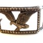 Vintage Silver Tone American Eagle Belt Buckle