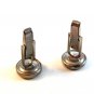 Vintage Silver Tone & Abalone Cufflinks