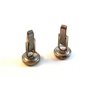Vintage Silver Tone & Abalone Cufflinks