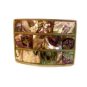 Huecho En Mexico Alpaca Silver & Abalone Western Belt Buckle