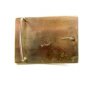 Huecho En Mexico Alpaca Silver & Abalone Western Belt Buckle
