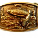 Vintage 1978 John T. Judd Fish Belt Buckle