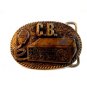 Vintage C.B. Radio Belt Buckle