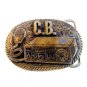 Vintage C.B. Radio Belt Buckle
