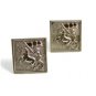 True Vintage Greek / Roman Warrior In Chariot Cufflinks By SWANK 102414