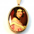 Vintage Portrait of a Lady Pendant