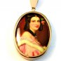 Vintage Portrait of a Lady Pendant