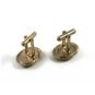 True Vintage Masonic Cufflinks Unmarked 100714a