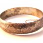 Vintage Siam Sterling Silver Bangle Bracelet