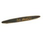 True Vintage Japanese Damascene Oval Bar Pin Brooch Signed 102914
