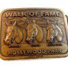 Vintage 6/15/1980 Hollywood Park Walk of Fame Belt Buckle.