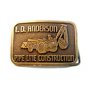 Vintage L. D. Anderson Pipe Line Construction Belt Buckle