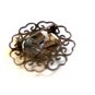 Vintage Mexican Sterling Silver & Turquoise Hearts Brooch