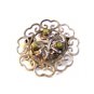 Vintage Mexican Sterling Silver & Turquoise Hearts Brooch