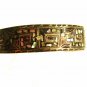 Vintage Mexican Sterling Silver & Abalone Cuff Bracelet Unbranded 62915