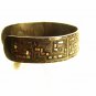 Vintage Mexican Sterling Silver & Abalone Cuff Bracelet Unbranded 62915