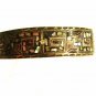 Vintage Mexican Sterling Silver & Abalone Cuff Bracelet Unbranded 62915