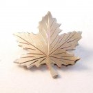 Vintage Boyd Sterling Silver Leaf Brooch