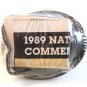 Vintage 1989 Mini National Finals Rodeo Steer Roping Belt Buckle by Hesston