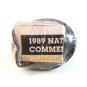 Vintage 1989 Mini National Finals Rodeo Steer Roping Belt Buckle by Hesston