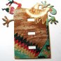 Southwest Lizard Double Light Switch Cover Plate by LaZart 02161511111G2