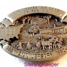 Vintage Siskiyou Mennonite Aid Plan MAP of the U.S. 100th Anniversary Belt Buckl